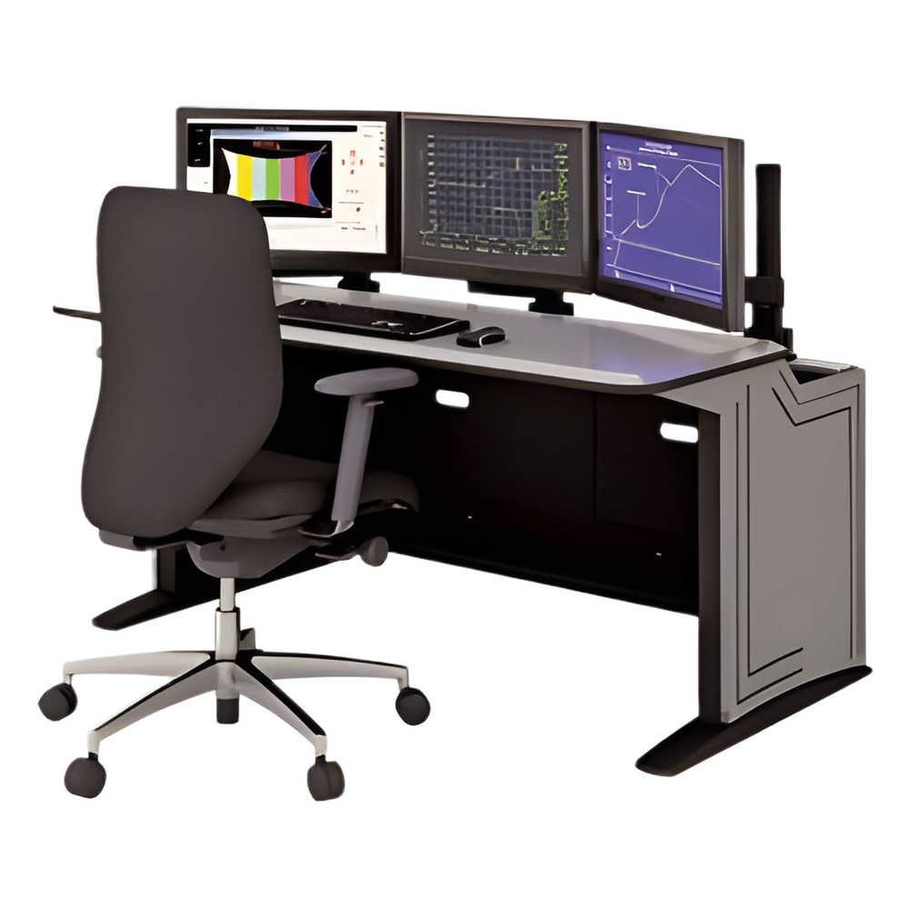 Estación de Monitoreo Ergonómica  de 72" Diseño Modular