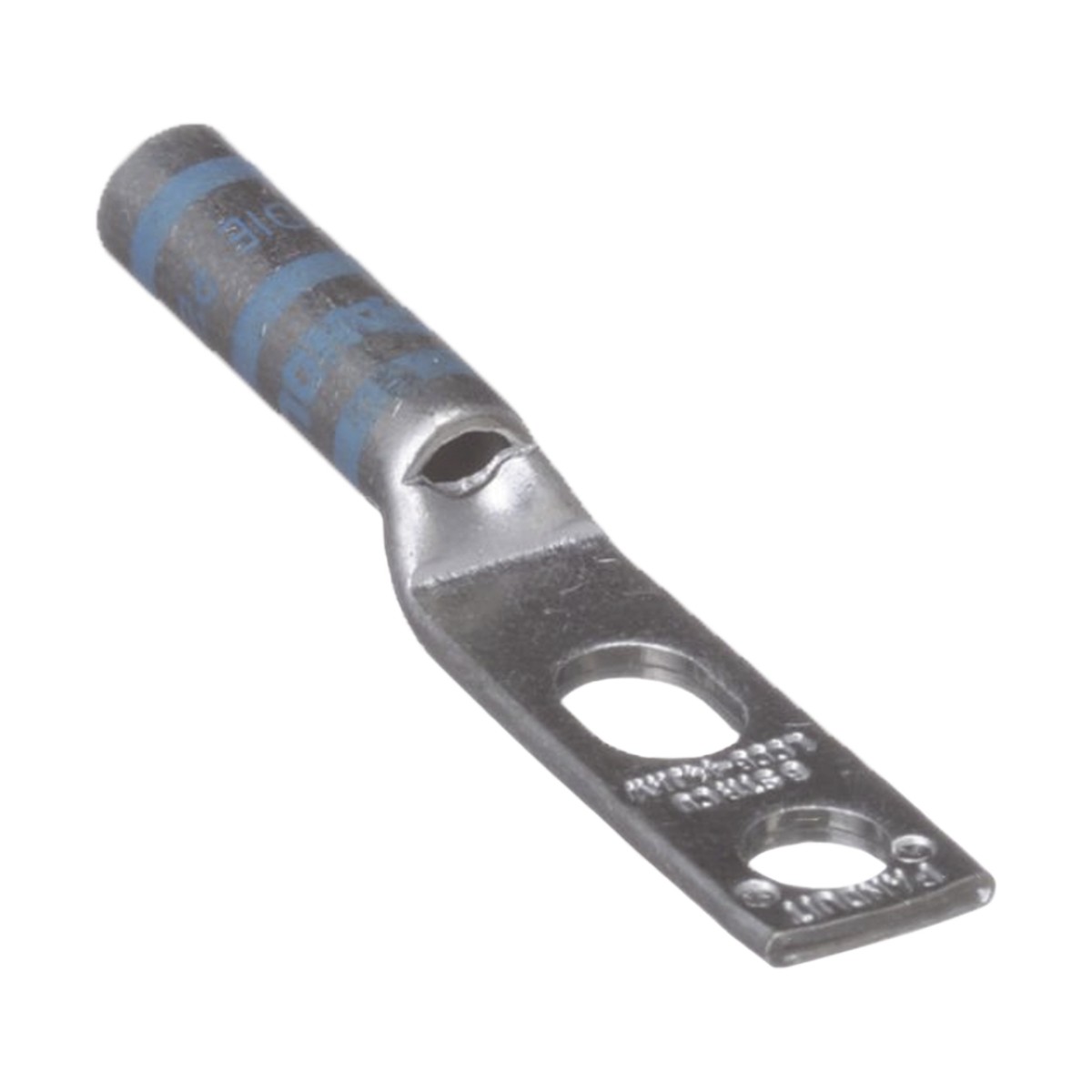 Zapata de compresión LCC6-14JAW-l para cal. 6 Awg, Doble barreno para tornillo prisionero de 1/4, 1 pz