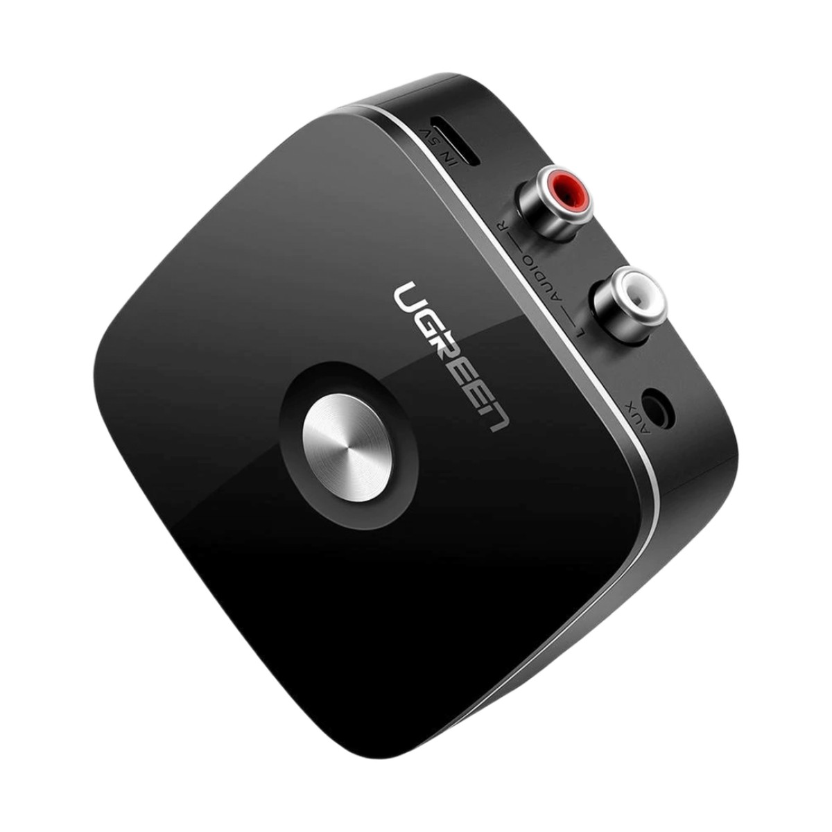Receptor de Audio Bluetooth 5.0 a RCA o Auxiliar 3.5mm / Tecnología EDR / Reconexión Automática / Hasta 10 m / Ideal para Conectar Celulares, o Tabletas hacia alguna Bocina o Sistema de Audio