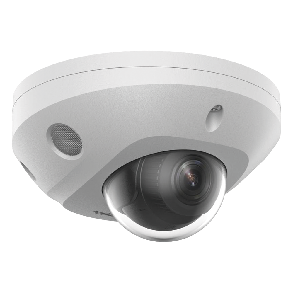[Dual Light + 2 Micrófonos Integrados] Mini Domo IP 6 Megapixel / Lente 2.8 mm / 30 mts Luz Blanca + 30 mts IR / ACUSENSE / Exterior IP67 / IK8 /  WDR 120 dB / PoE / ONVIF / Micro SD / ACUSEEK