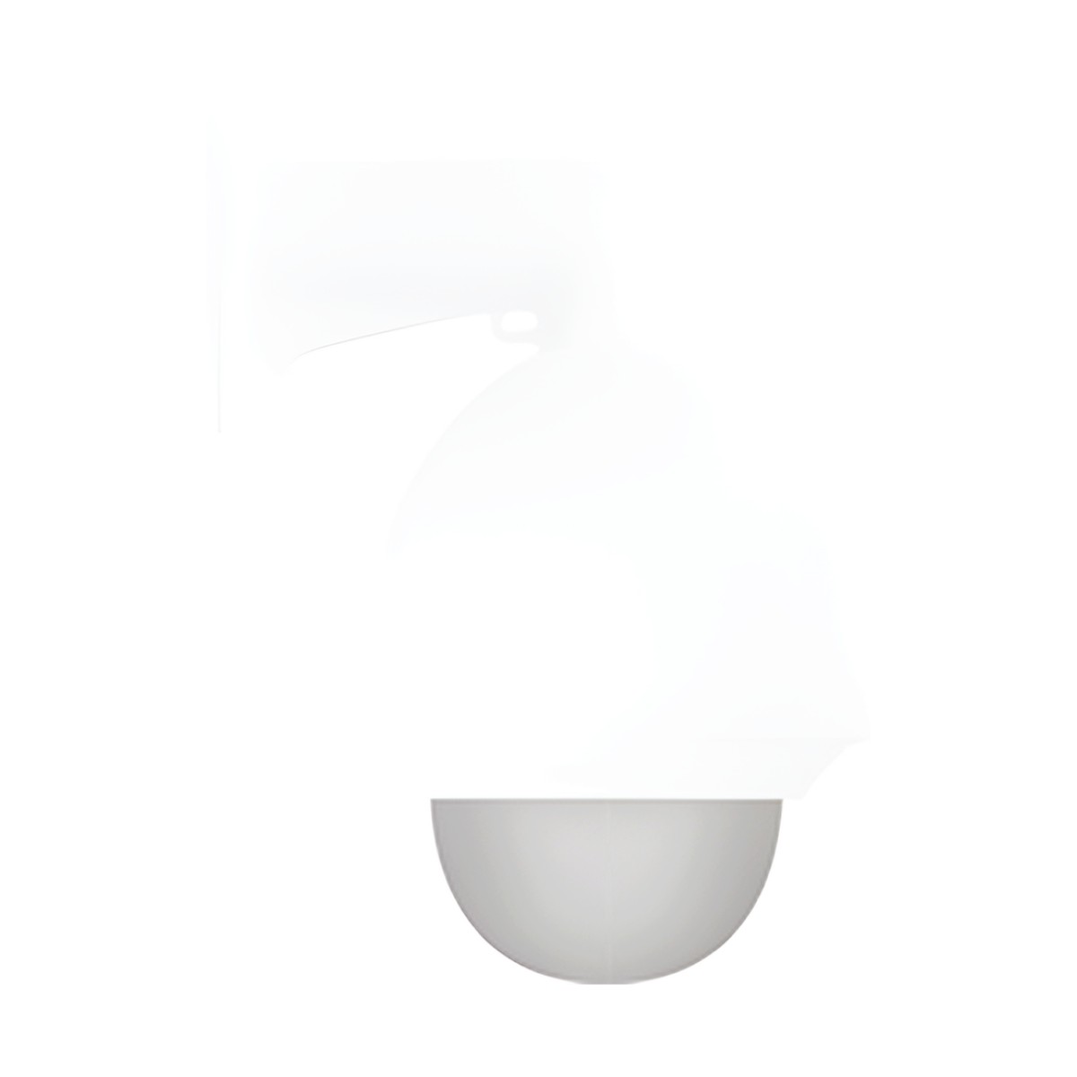 Burbuja Ahumado para Domos de 4 " / Compatible con PTZ IP o TURBOHD / HIKVISION / epcom / Soporta IP66 / IK10