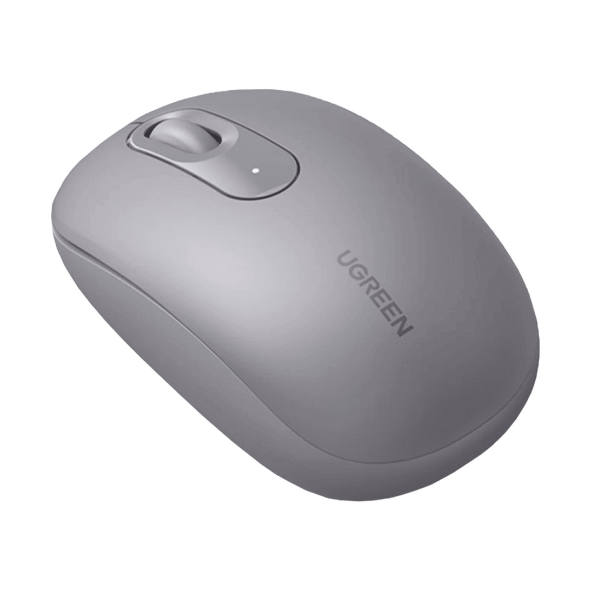 Mouse Inalámbrico 2.4G 800/1200/1600/2400 DPI | Función de 3 botones | Alcance 10m | Silencioso |  Ergonómico | Anti-caída y Anti-interferencias | Batería Alcalina AA incluida  | Color Grey.