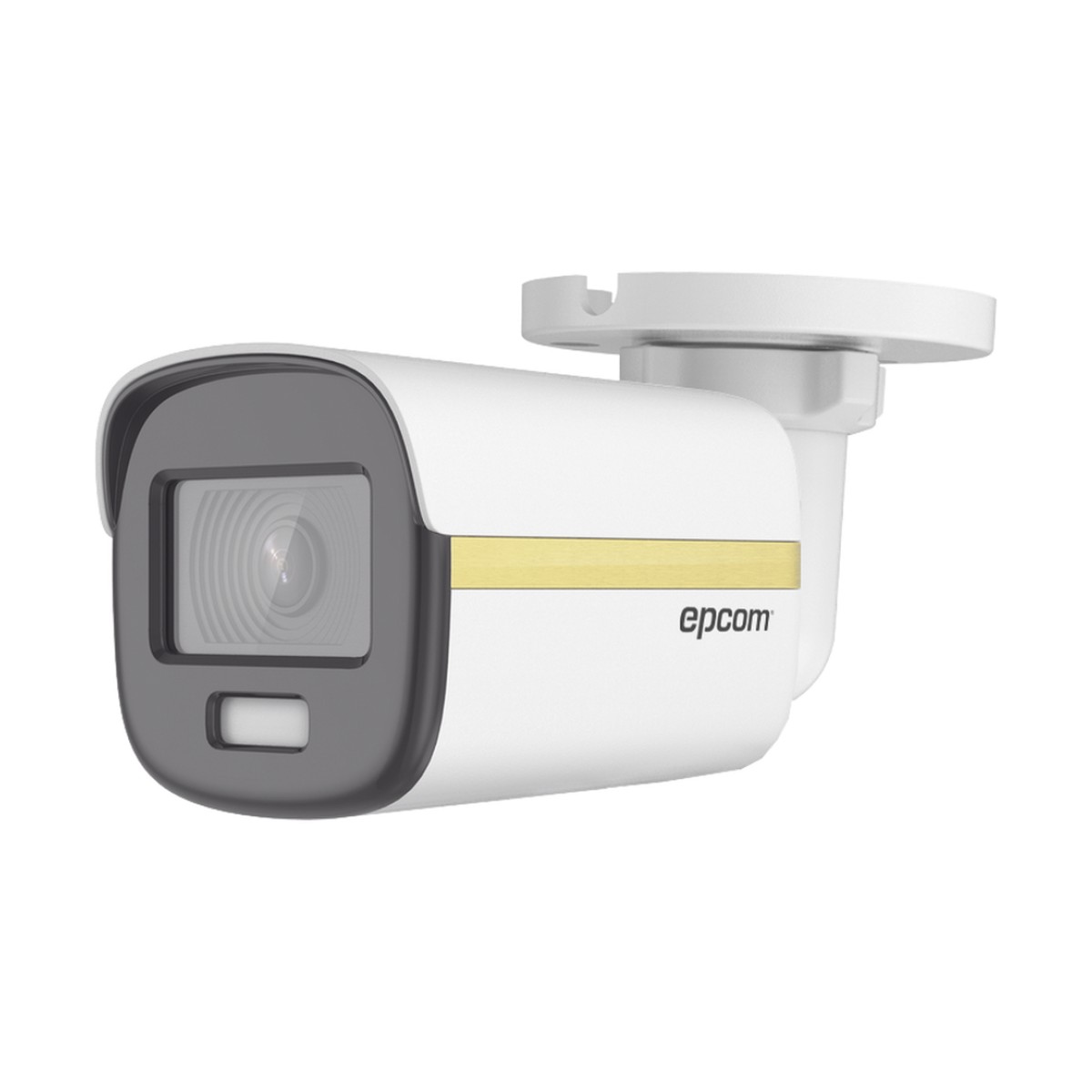 Bala TURBOHD 4K / Imagen a color 24/7 / Lente 2.8 mm / METAL / Luz Blanca 20 mts / Exterior IP67 / WDR 130 dB