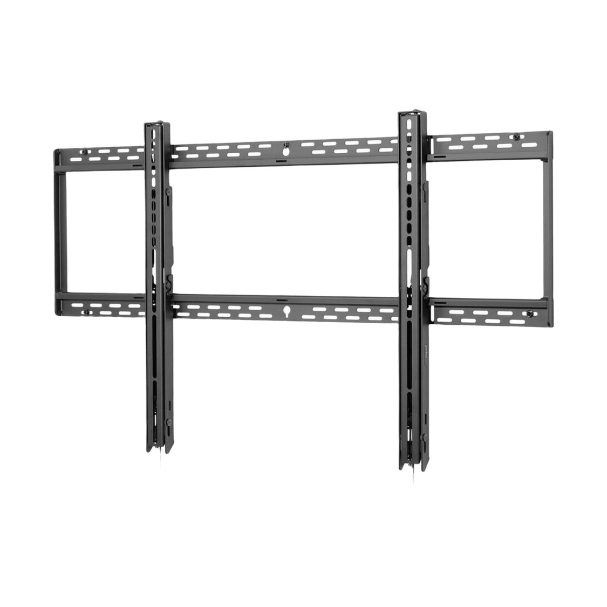 Montaje Universal Pantallas Planas 60"-98" / Capacidad 350 lb (158 kg) / Perfil Ultra Delgado 1.73" / Auto-Bloqueo sin Herramientas / Placa Abierta para Cableado / VESA hasta 1100 x 600