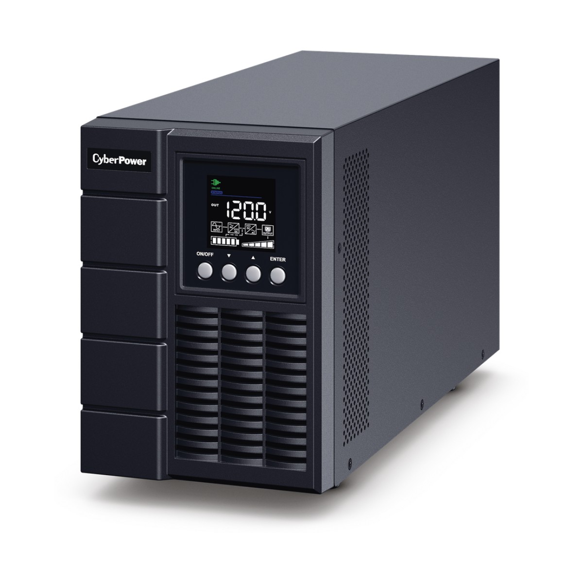 UPS de 2000 VA/1800 W, Online Doble Conversión, Entrada 120 Vca NEMA 5-20P, Onda Senoidal Pura, Tipo Torre, Con 6 Tomas NEMA 5-20R