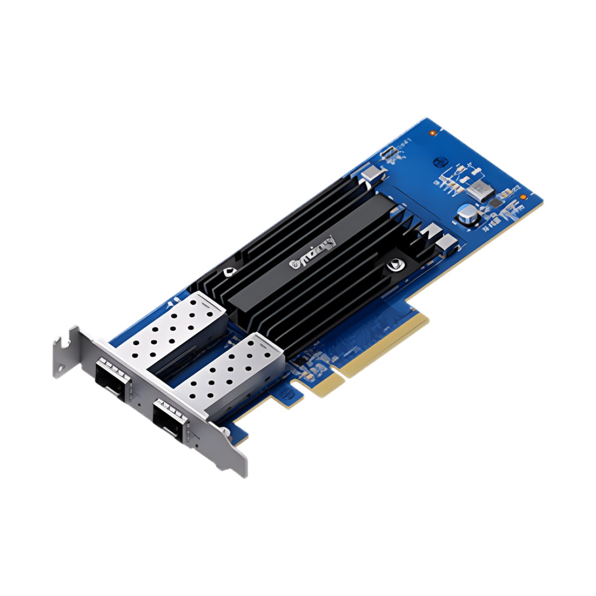 Adaptador de Red SFP28 de 25 GbE de Doble Puerto | Compatible con Synology | PCIe 3.0 x8 | SFP28 SR y LR | Link Aggregation | Garantía de 5 Años.