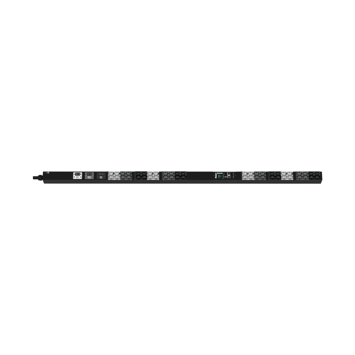 PDU G6 Monitoreable y Switchable (MS) para Distribución de Energía, Enchufe de Entrada NEMA L21-30P, Con 24 Salidas C13/C15 y 24 C13/C15/C19/C21, de Instalación Vertical, 208 Vca, 30 Amp