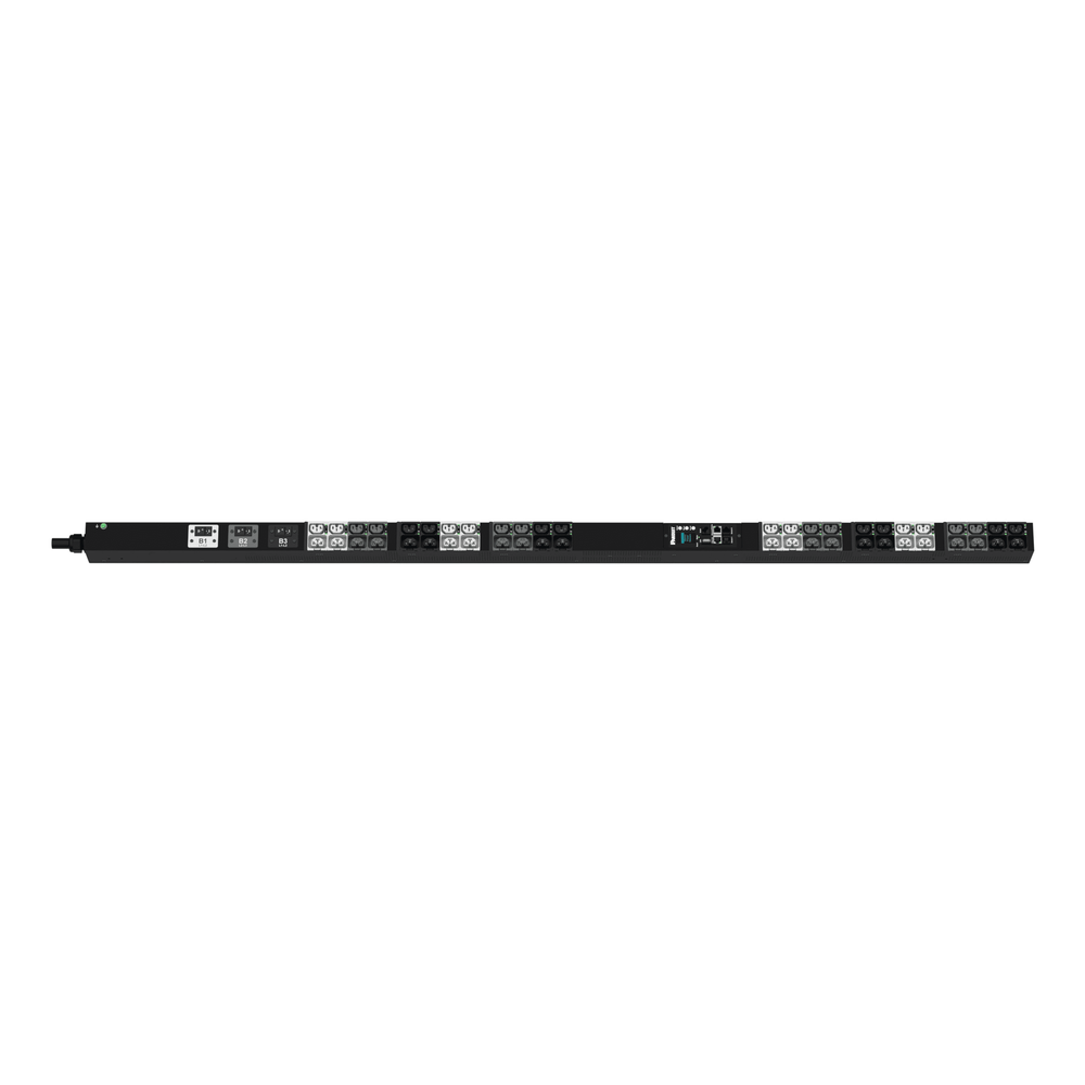 PDU G6 Monitoreable y Switchable (MS) para Distribución de Energía, Enchufe de Entrada NEMA L21-30P, Con 24 Salidas C13/C15 y 24 C13/C15/C19/C21, de Instalación Vertical, 208 Vca, 30 Amp
