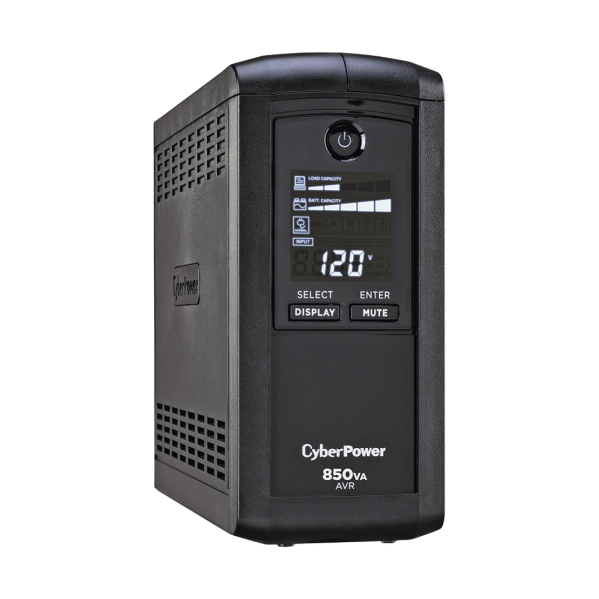 UPS de 850 VA/510 W, Topología Línea Interactiva, Entrada 120 Vca NEMA 5-15P, Tipo Mini Torre, Con 9 Tomas NEMA 5-15R