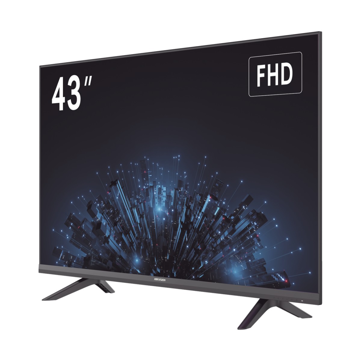 Monitor LED Full HD 43" / Ideal para Oficina y Hogar / Uso 24-7 / Entrada HDMI/VGA/USB / Compatible con Montaje VESA (200 X 200) / Bocinas Integradas