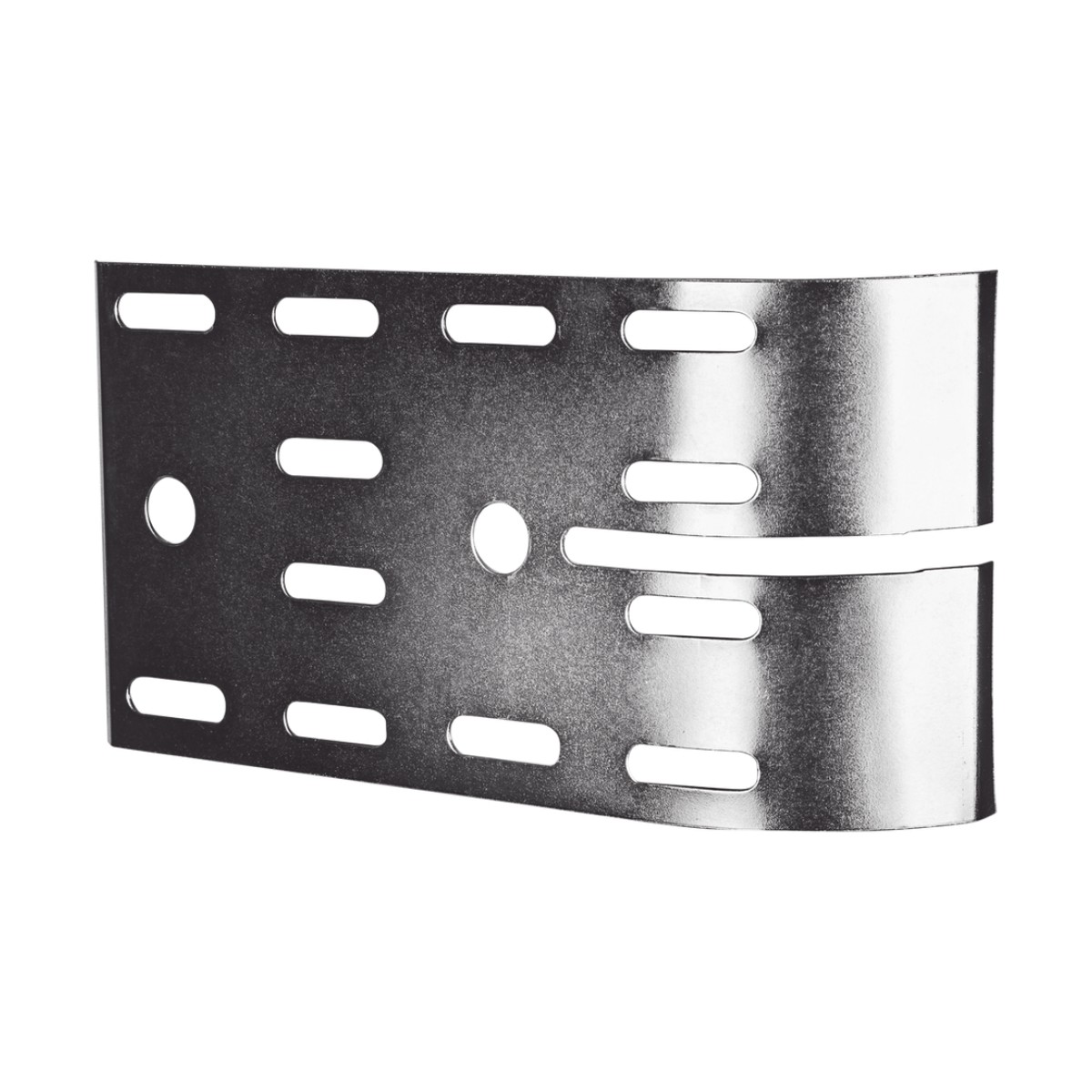 Bajada para cable ranurada 95 x 190 mm con acabado Electro Zinc