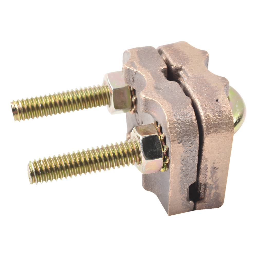 Conector Antivandalico de Varilla 5/8" a Cable Calibre 4 (Cuatro) a 3/0 (Triple Cero).