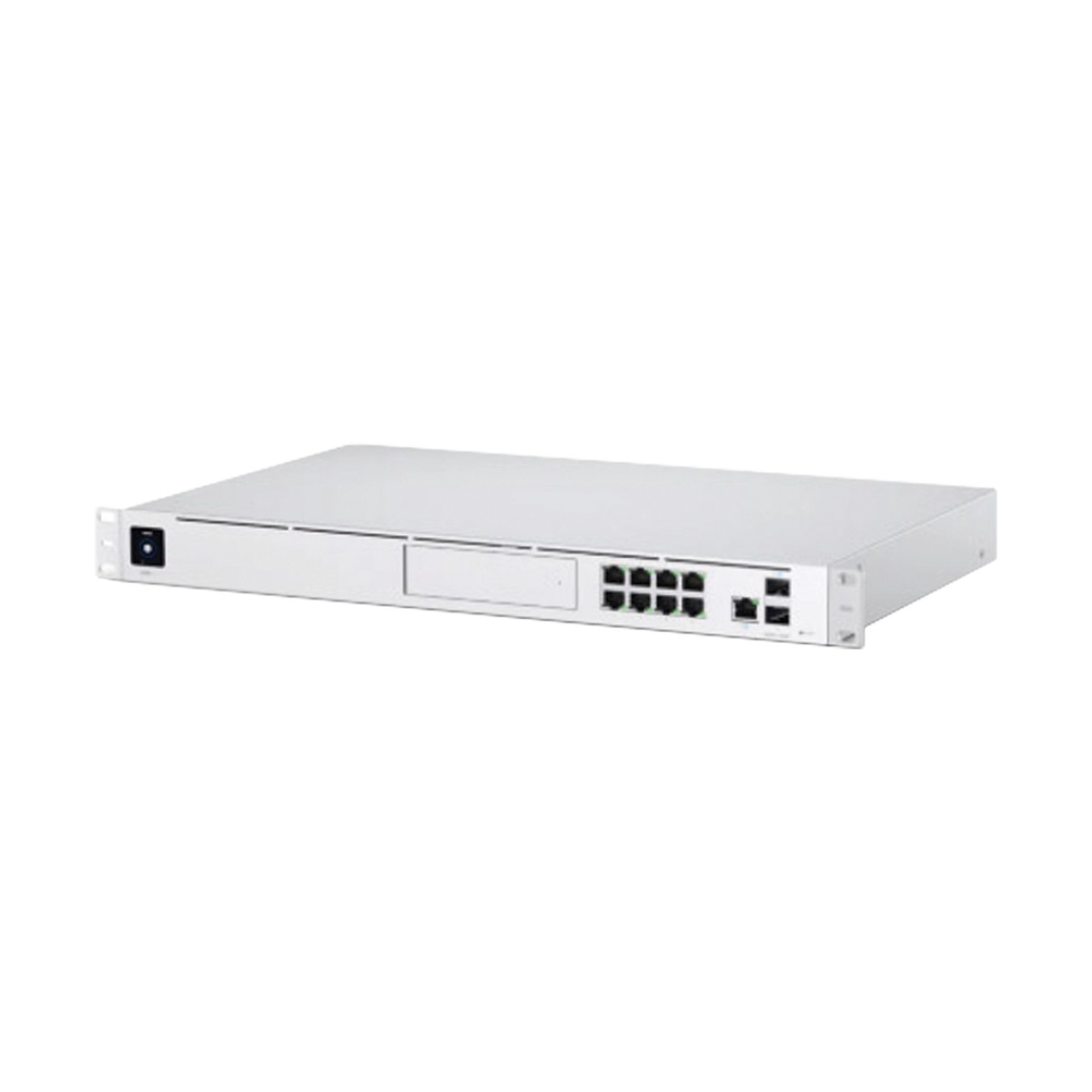 UniFi OS Console: Dream Machine Pro, con 1 puerto WAN Gigabit RJ45, 1 puerto WAN 10G SFP+ / 8 puertos LAN Gigabit RJ-45, y una bahía de HDD 3.5" (No incluye HDD), Integra todas las aplicaciones UniFi