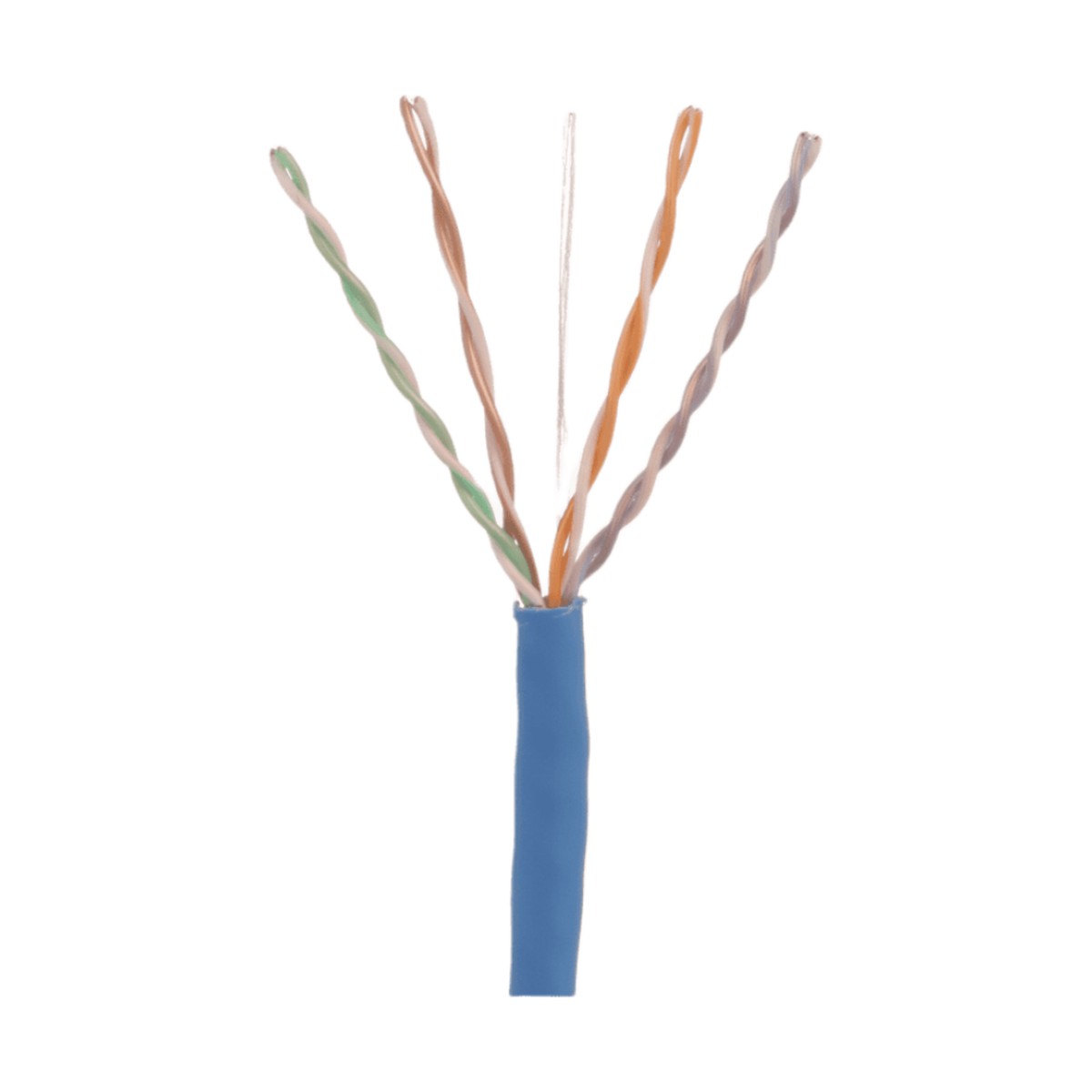 Bobina de Cable UTP 305 Metros (1000 Pies) de Cobre, TX6000™ PanNet, Azul, Categoría 6 (24 AWG), CMP (Plenum), de 4 Pares