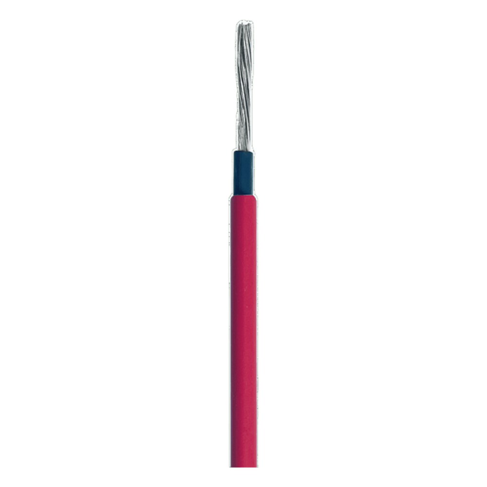 Cable Fotovoltaico Rojo/ Cobre Estañado / 4 mm² (12 AWG) / 2000V / Rollo de 25 m / / UL 4703 y TUV