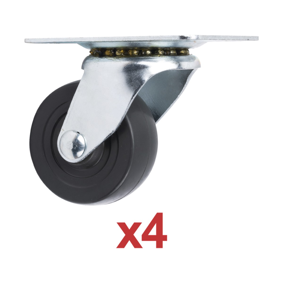 Kit de 4 Ruedas Locas para Racks y Gabinetes (Ver Compatibilidad).