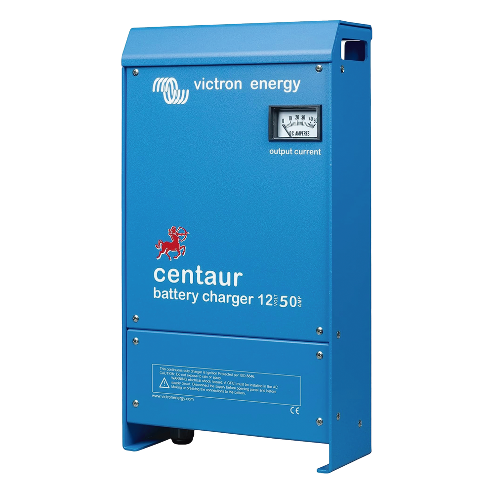 Centaur 12/50 / Cargador de Baterías 12V, 50A / Para Ambientes Marinos y Terrestres. /  Bancos de 200 a 500 Ah