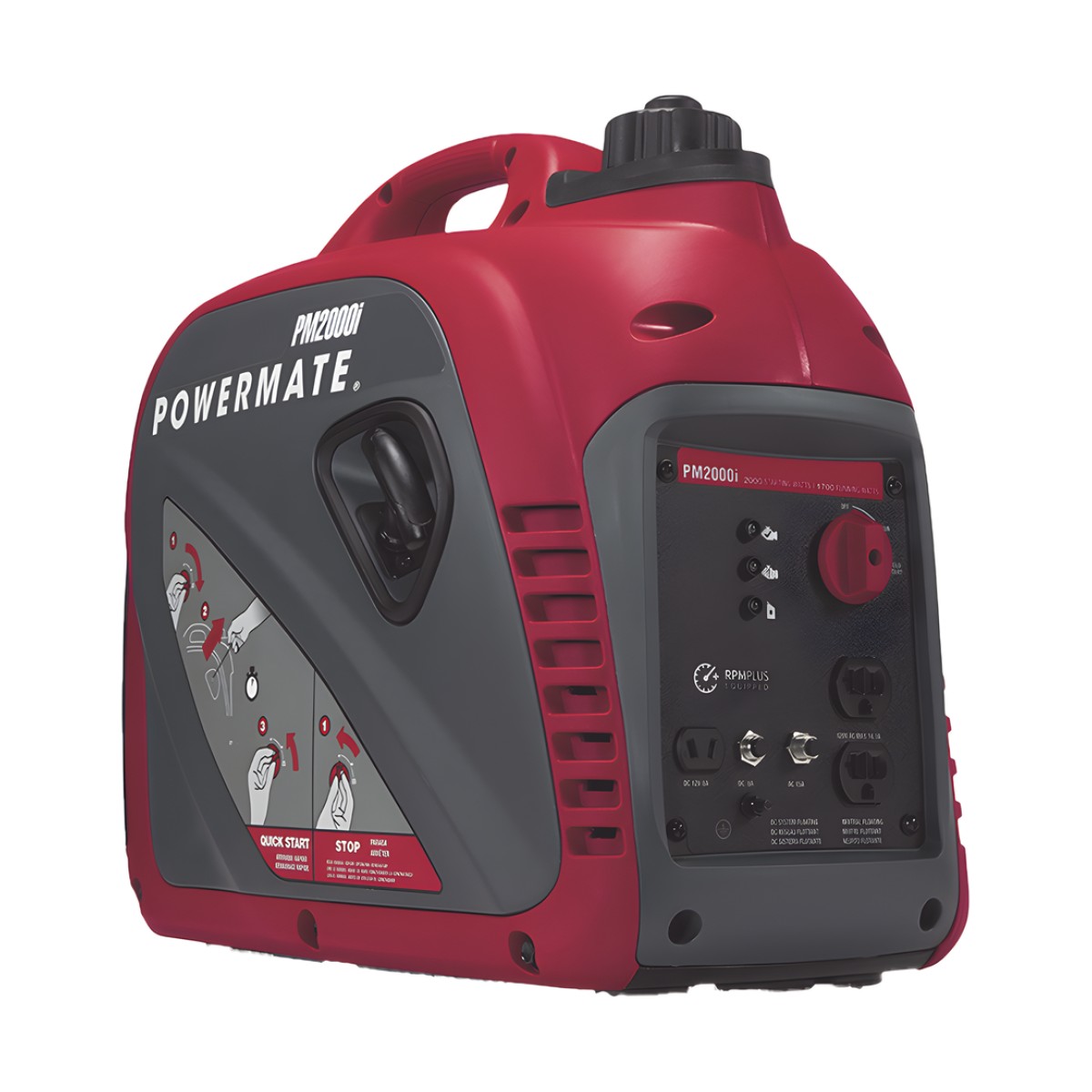 Generador Inversor Portátil a Gasolina, 1.7 kW, 120vca , Arranque Manual
