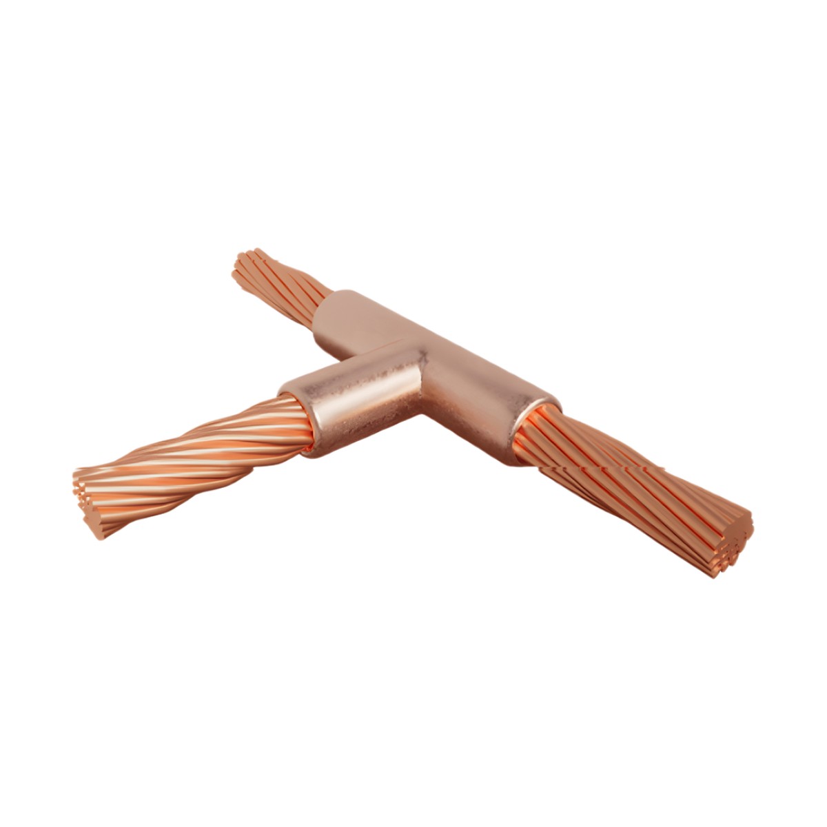 Molde para Soldadura exotemica tipo T para cable 1/0 AWG - 4/0 AWG.