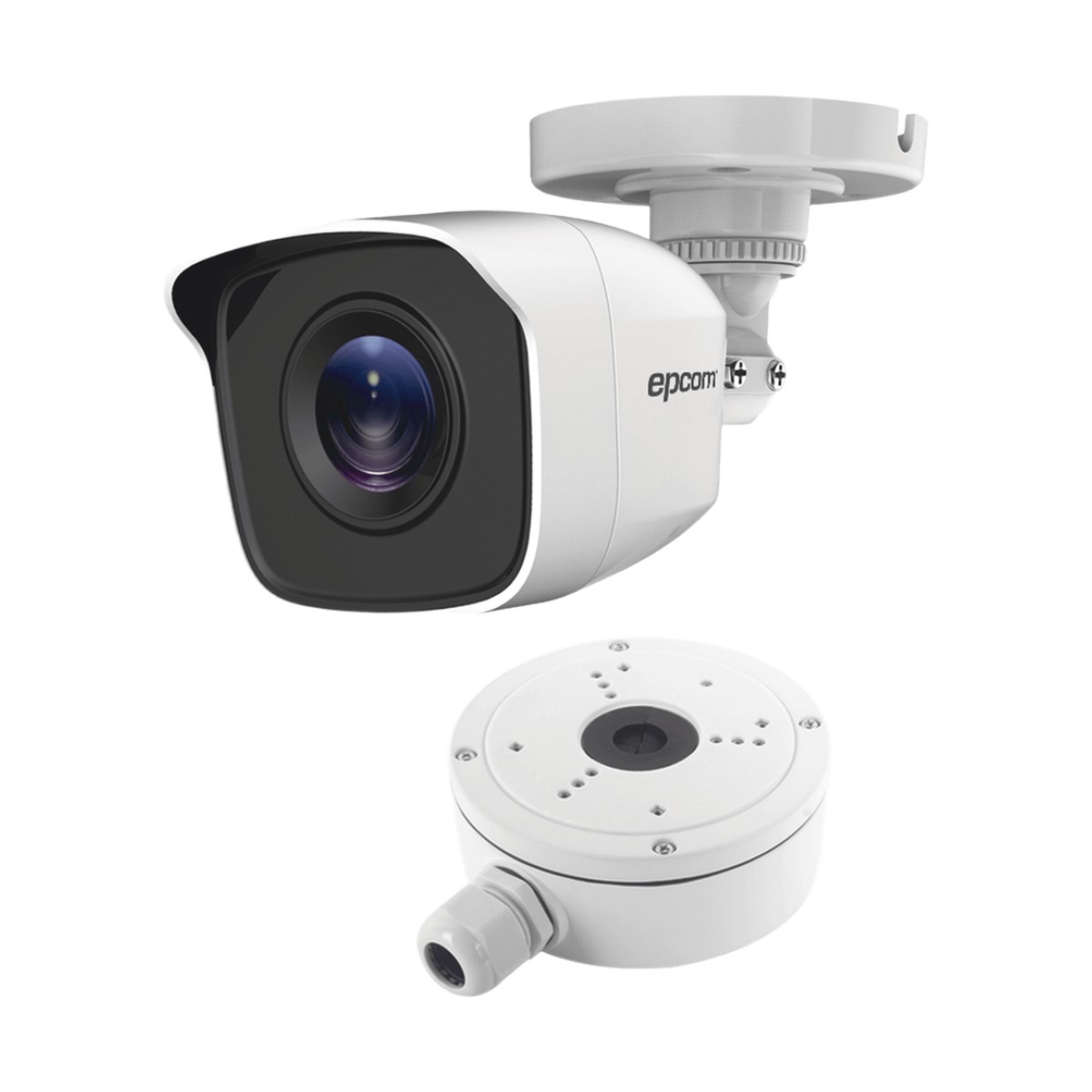 KIT de Bala TURBOHD 2 Megapixel (1080p) + Caja de Conexión / Exterior IP66 / TVI-AHD-CVI-CVBS