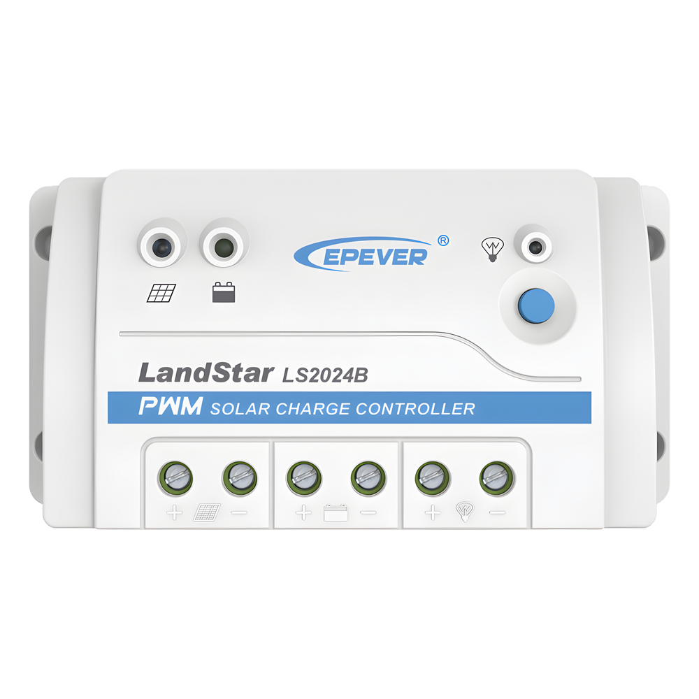 Controlador Solar PWM / 20A / 12/24V / RS-485 / Baterías Gel-AGM-Selladas / Parámetros Configurables