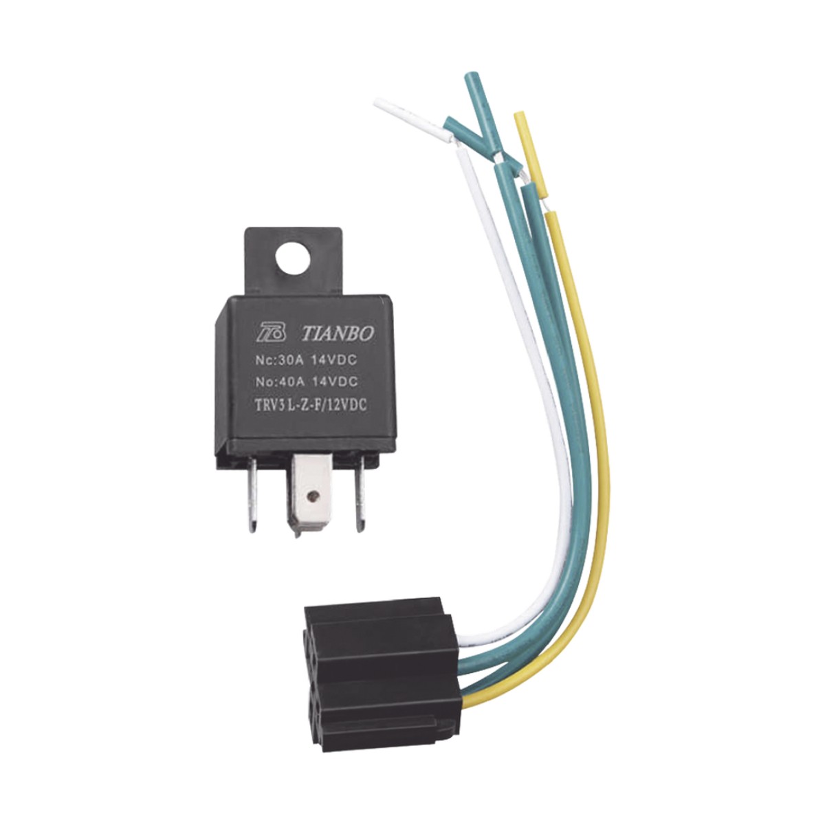 Relevador de 5 pines automotriz de 24 volts