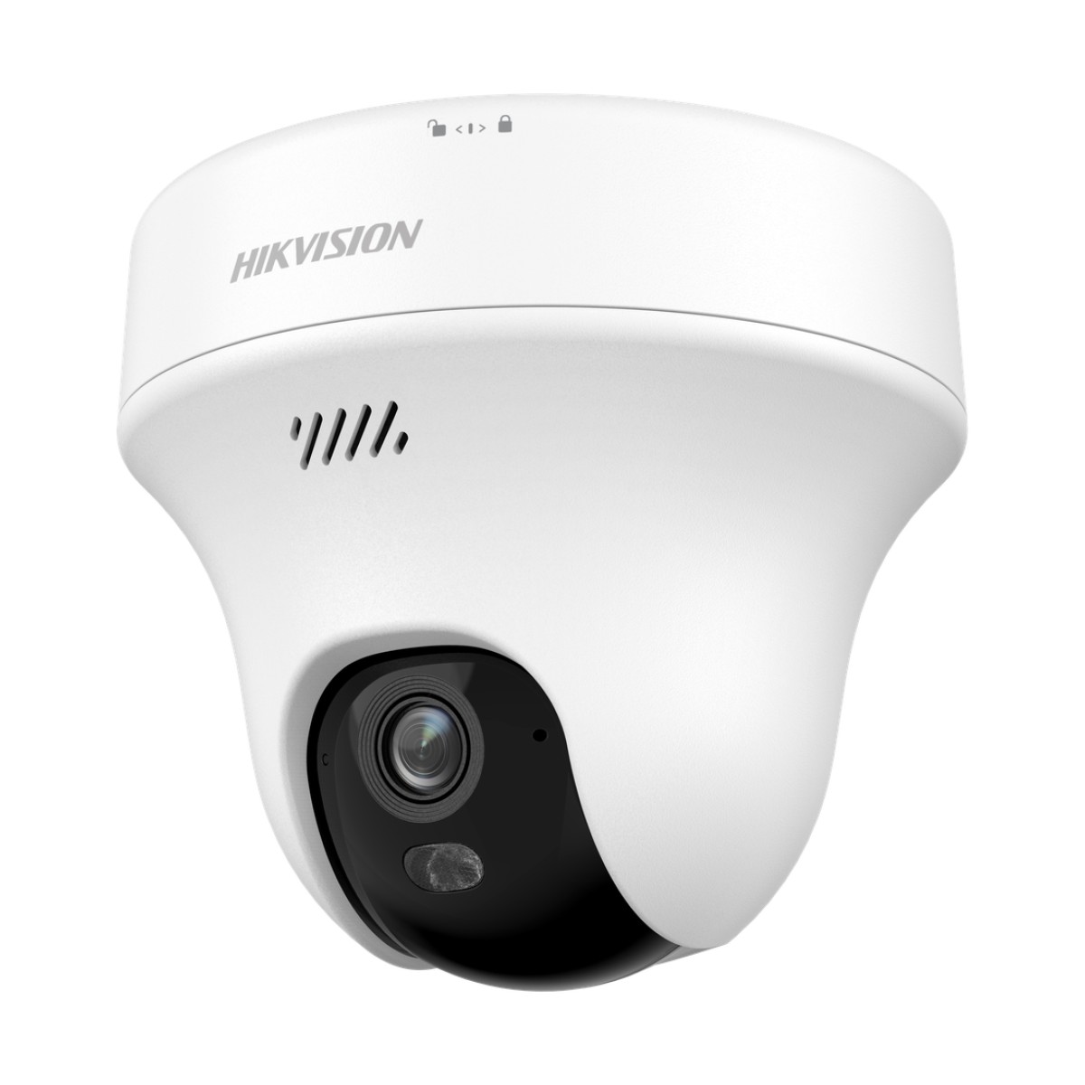 Turret PT IP 3 Megapixel (2K) Megapixel / Lente 2.8 mm / Dual Light (10 mts IR + 10 mts Luz Blanca) / Wi-Fi 6 / Interior / ACUSENSE / dWDR  / H.265 / Audio Bidireccional (Micrófono y Bocina) / 5 VCD
