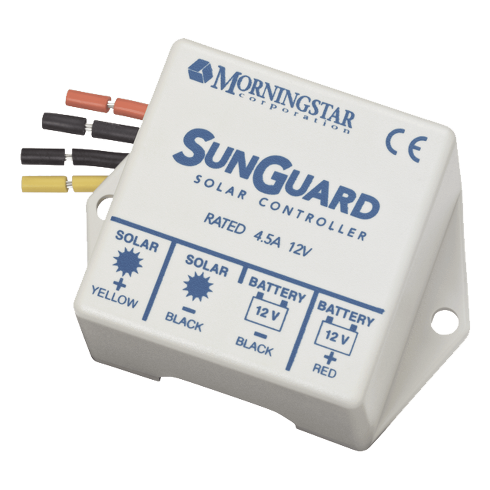 Controlador de Carga Solar PWM SunGuard 4.5 A / 12 VCC / Compensación de Temperatura / 100% Estado Sólido / -40°C a +85°C