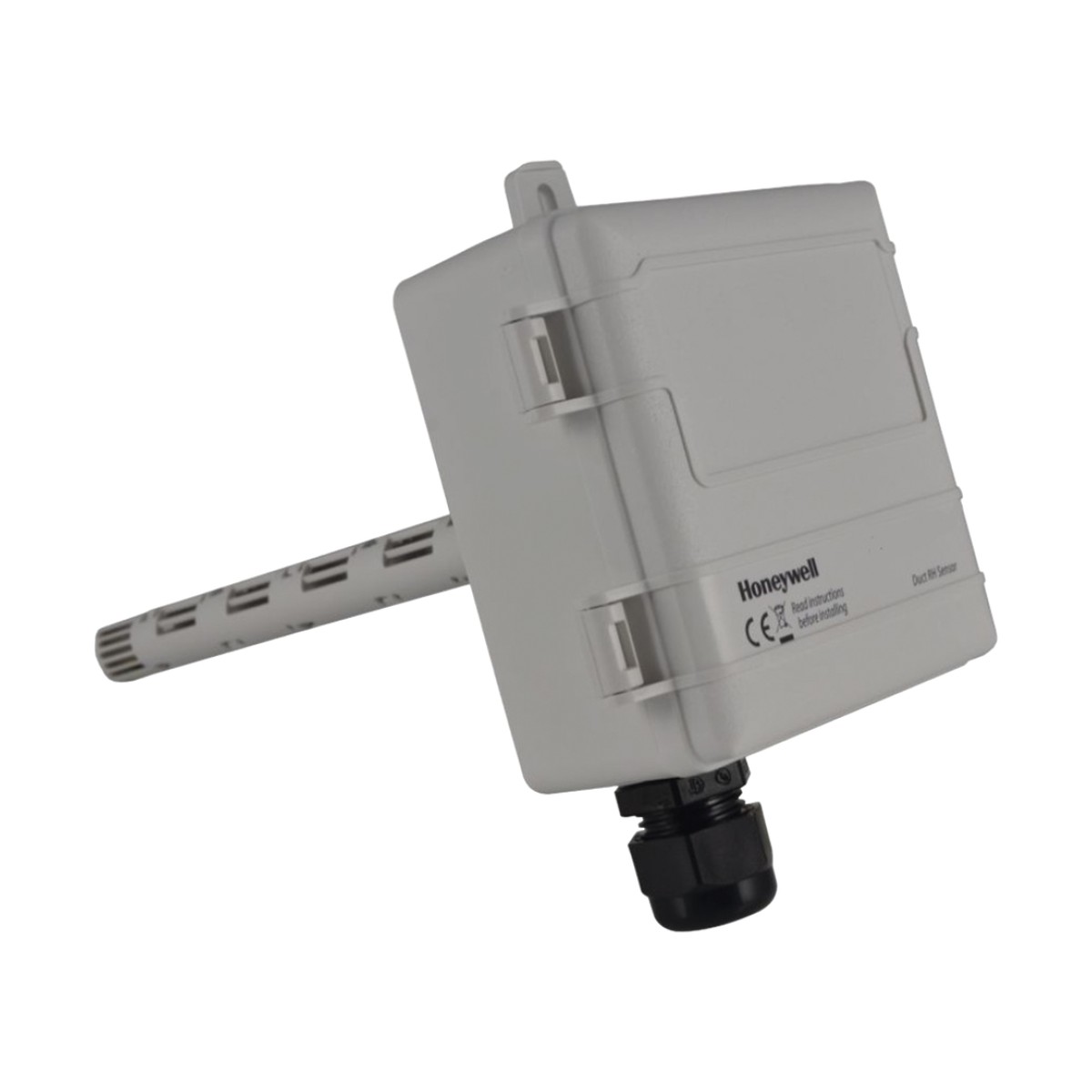 Sensor de humedad y temperatura para montaje en ducto, termistor 20 kOhm, precisión 2% HR, salida seleccionable