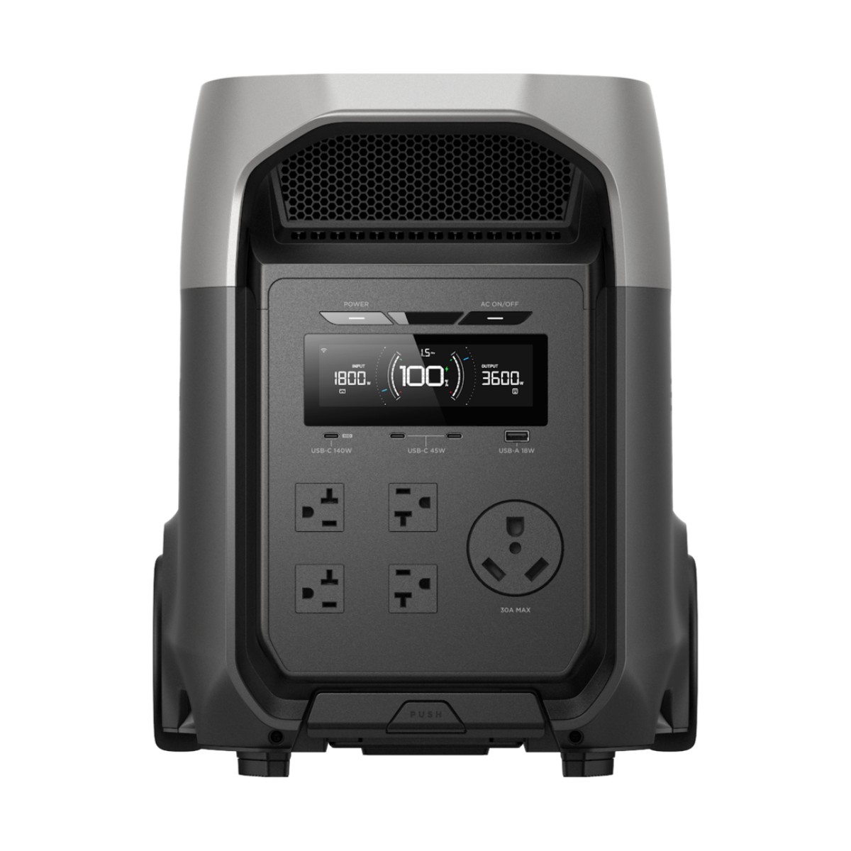 Estación de Energía Portátil EcoFlow DELTA 3 ULTRA, 3072Wh, Batería LiFePO4, Salida 3600W (Surge 7200W)