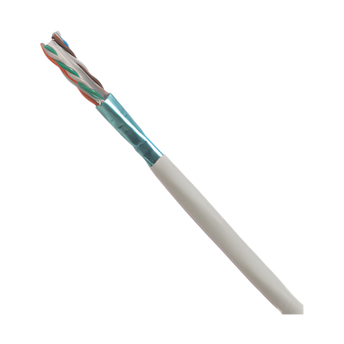 Bobina de Cable UTP de 4 Pares, Vari-MaTriX HD, Cat6A, 23 AWG, LSZH-3 (Libre de Gases Tóxicos), Color Gris, 305 Metros (1000 Pies)
