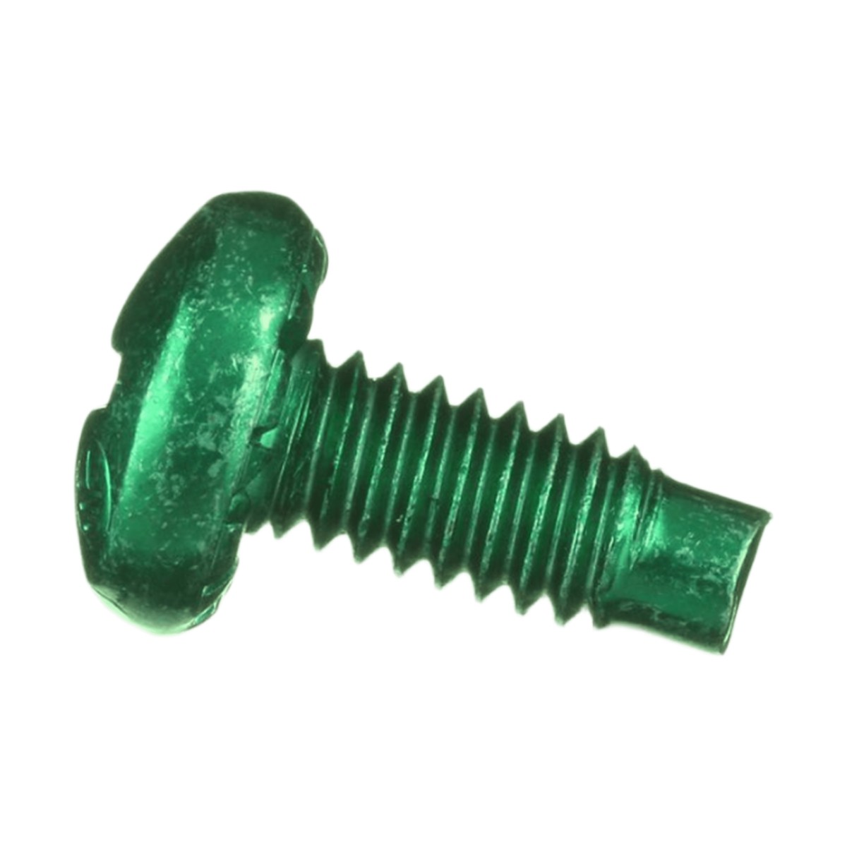 Tornillo de Unión a Tierra, #12-24 x 1/2, Color Verde, Bolsa de 100 Piezas