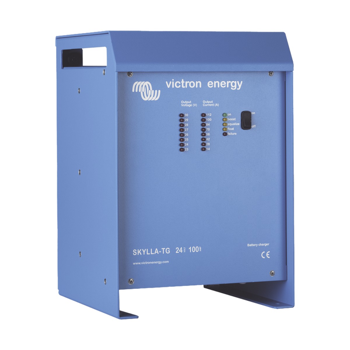 Skylla-TG 24/80 / Cargador de Baterías para Ambientes Marinos 24 V, 80 A / Bancos de 400 a 800 Ah