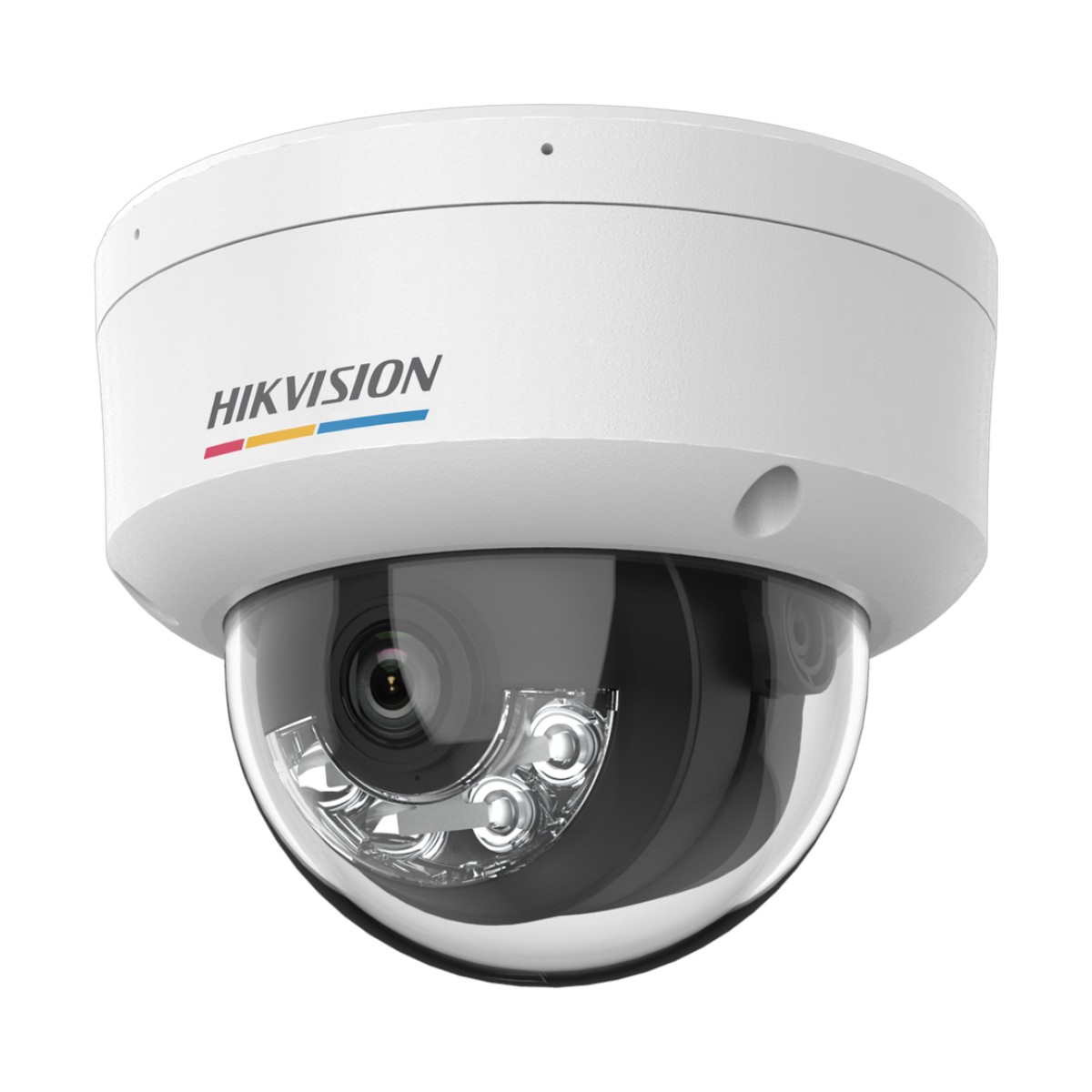[ColorVu 3.0 + MD 3.0] Domo IP 4 Megapixel / Lente 2.8 mm / 30 mts IR + 30 mts Luz Blanca / Micrófono Integrado / Motion Detection 3.0 / Exterior IP67 / IK08 / WDR 120 dB / PoE / Micro SD