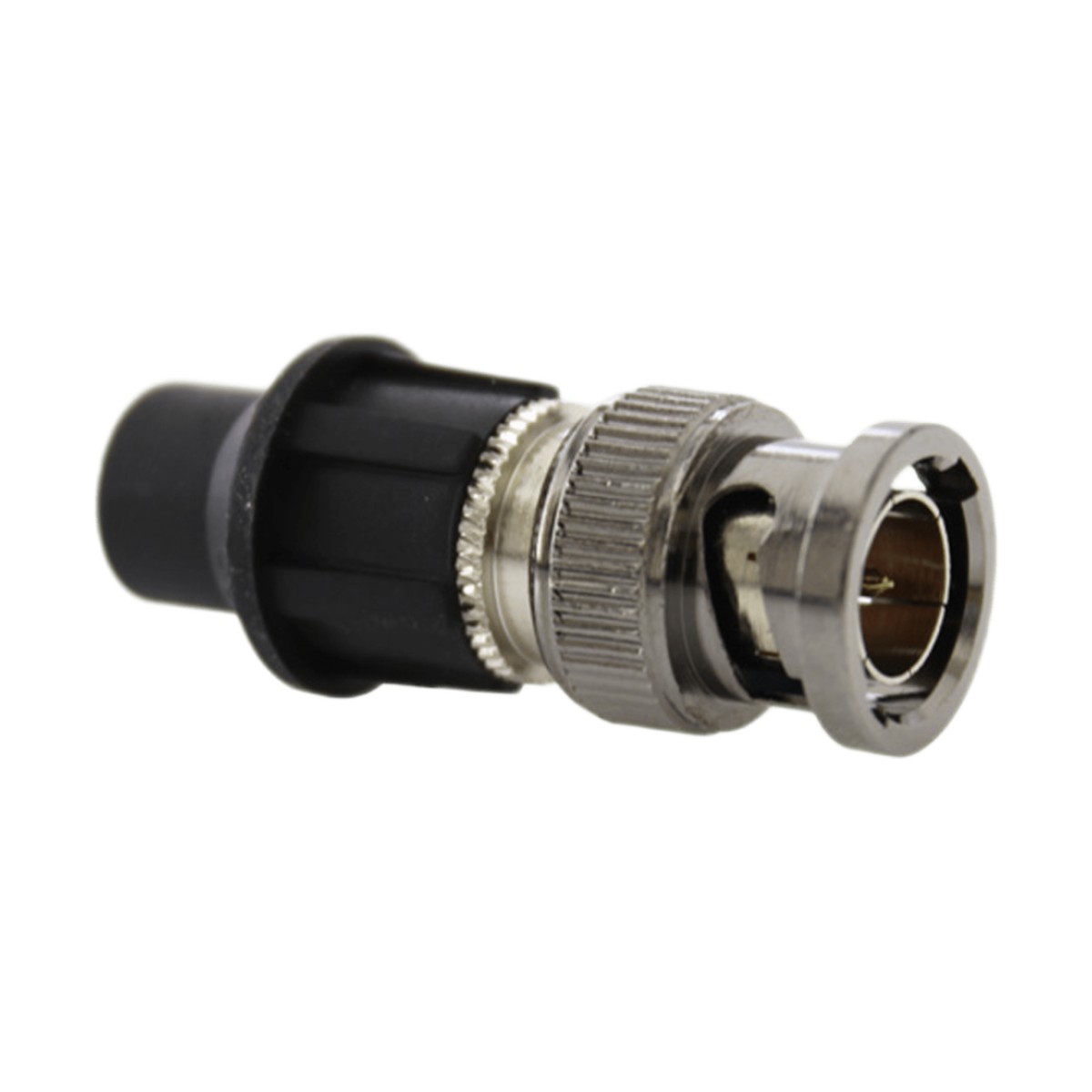 Conector a Presión para Cable Tipo RG6, RG59, RG178 en Sistema CaP (Incluye CaP Color Negro)
