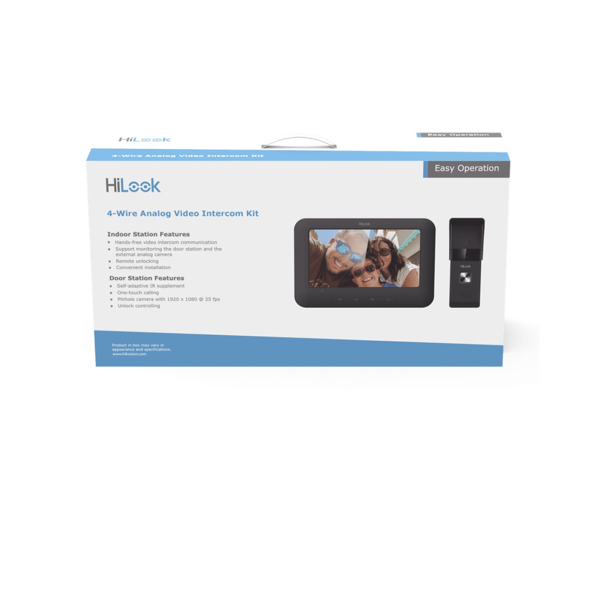 Kit de Videoportero Analógico con Pantalla LCD a Color de 7" / Frente de Calle para Exterior IP65 / Salida de Relevador
