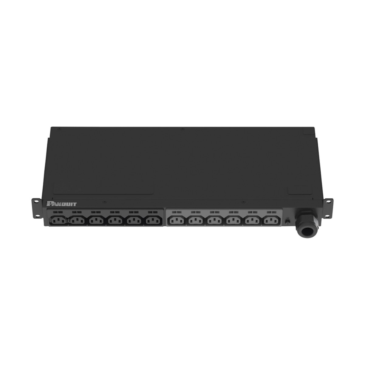 PDU Básico para Distribución de Energía, Enchufe de Entrada NEMA L6-30P, Con 12 Contactos C13, Instalación Horizontal de 19in, 1UR, 30 Amp, 208 Vca