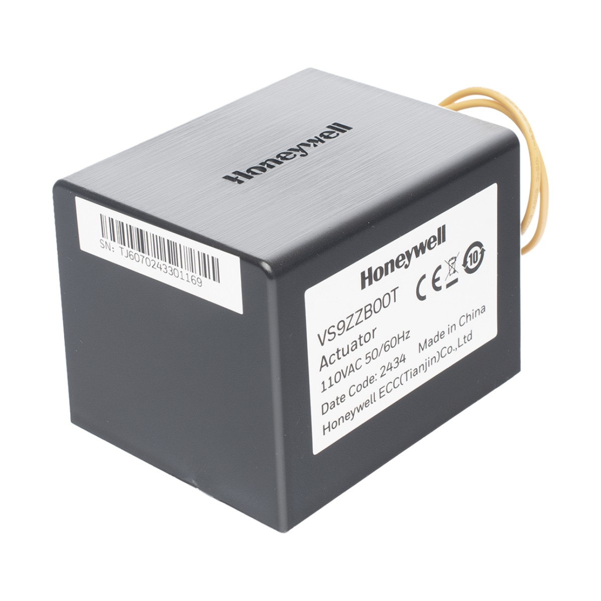 Válvula de control eléctrica de 3 vías para fancoil, retorno por resorte, normalmente cerrada, 110 V CA, conexión NPT