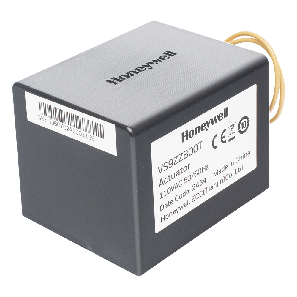 Válvula de control eléctrica de 3 vías para fancoil, retorno por resorte, normalmente cerrada, 110 V CA, conexión NPT