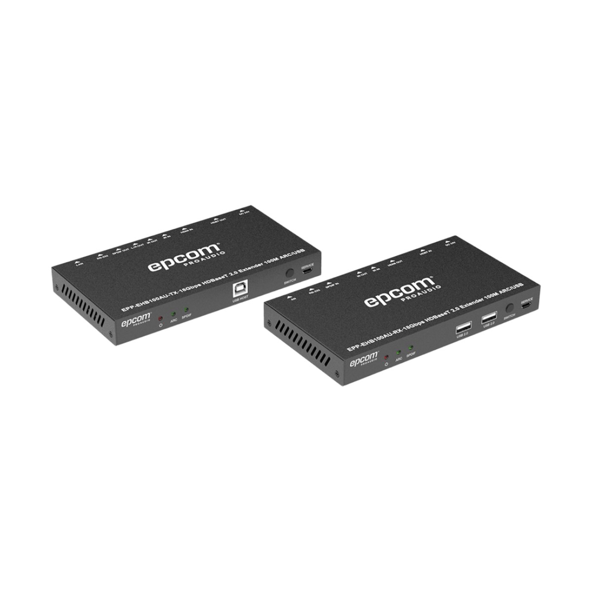Kit Extensor HDMI | 4K2K@60HZ | HDR 4:4:4 | HDBaseT | 100M | Salida de Audio | HDCP 2.2 | IR Bidireccional | Admite la función USB KVM