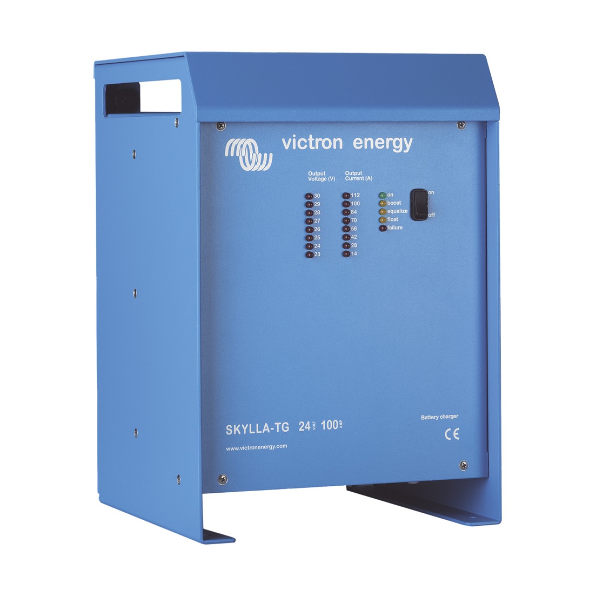 Skylla-TG 24/100 / Cargador de Baterías para Ambientes Marinos 24 V, 100 A / Bancos de 500 a 1000 Ah