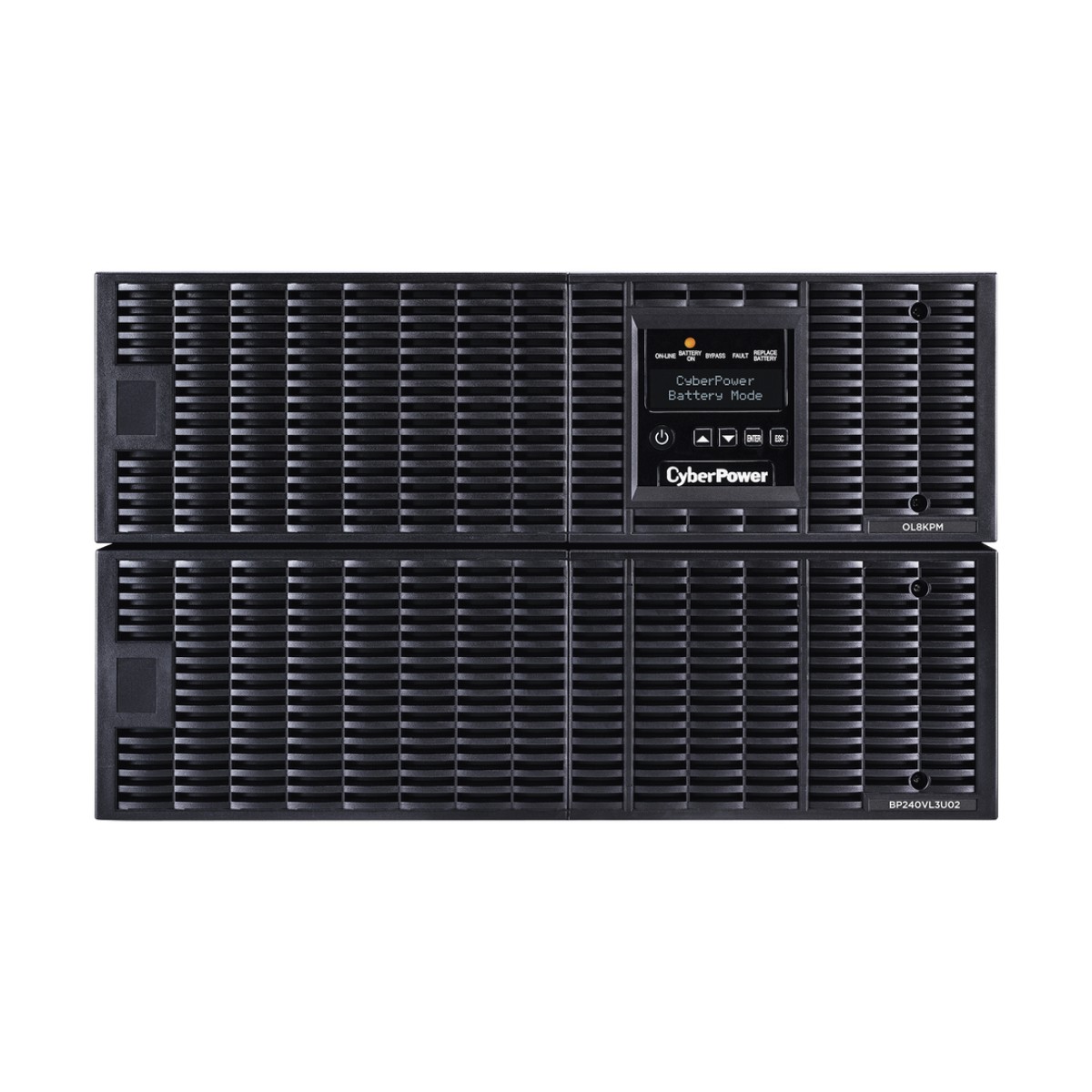 UPS de 8000 VA/ 8000 W, Online Doble Conversión, 200 - 240 Vac de Salida, Terminal Hardwired, Onda Senoidal Pura, Torre o Rack de 6 UR, Con 3 Tomas NEMA L6-30R