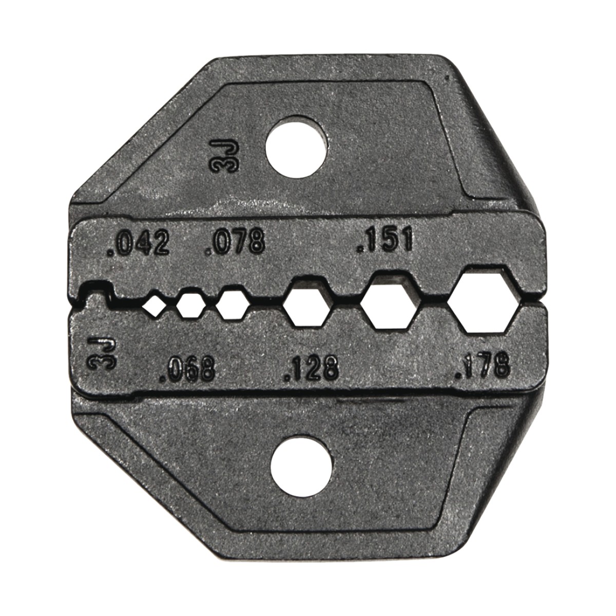 Matriz Ponchadora para RG174, RG179 y Belden 8218. Compatible con Pinza Ponchadora VDV200-010