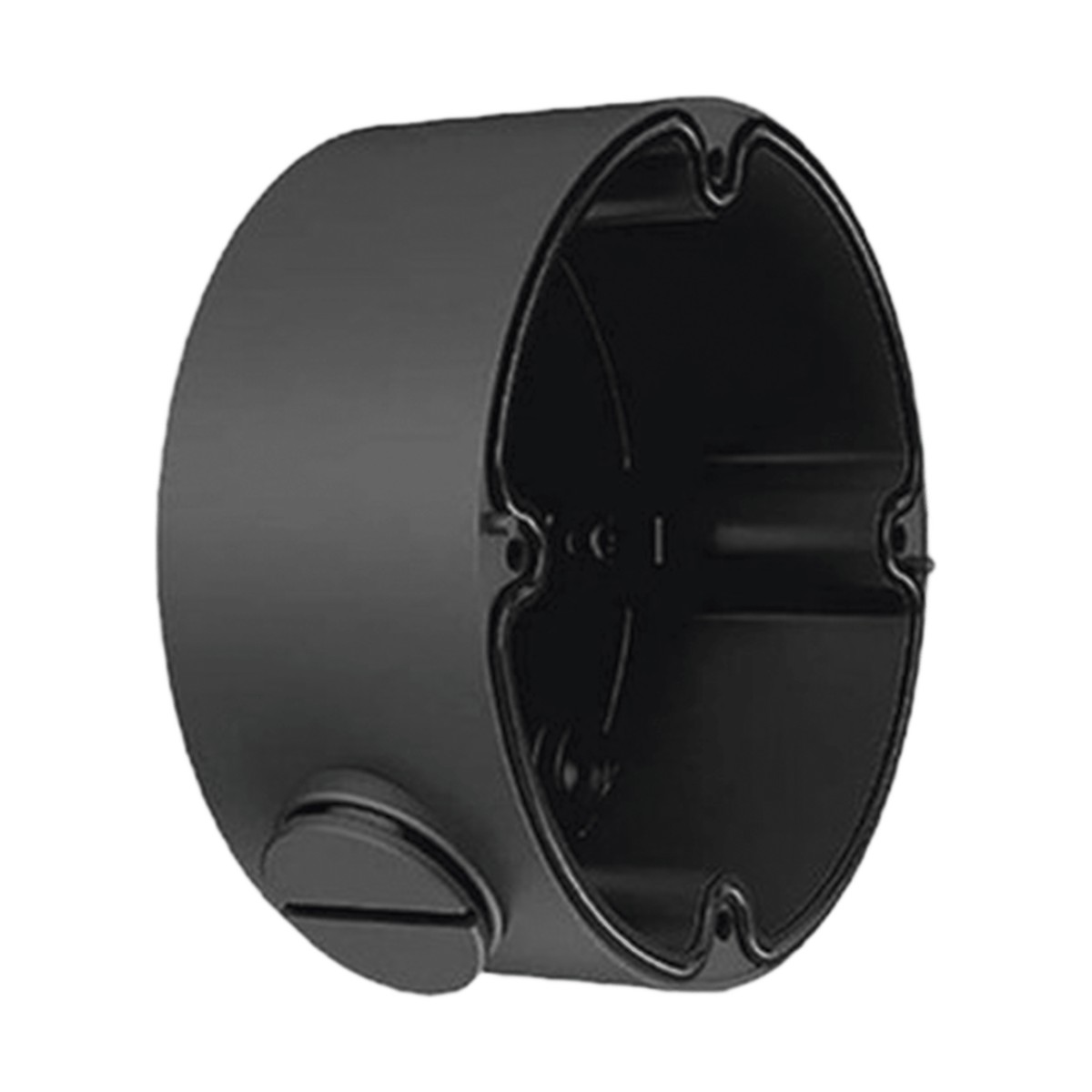 Caja de conexiones para cámaras bala IP exteriores, aluminio, bajo perfil con paso de cable oculto, compatible con Serie 60 Honeywell