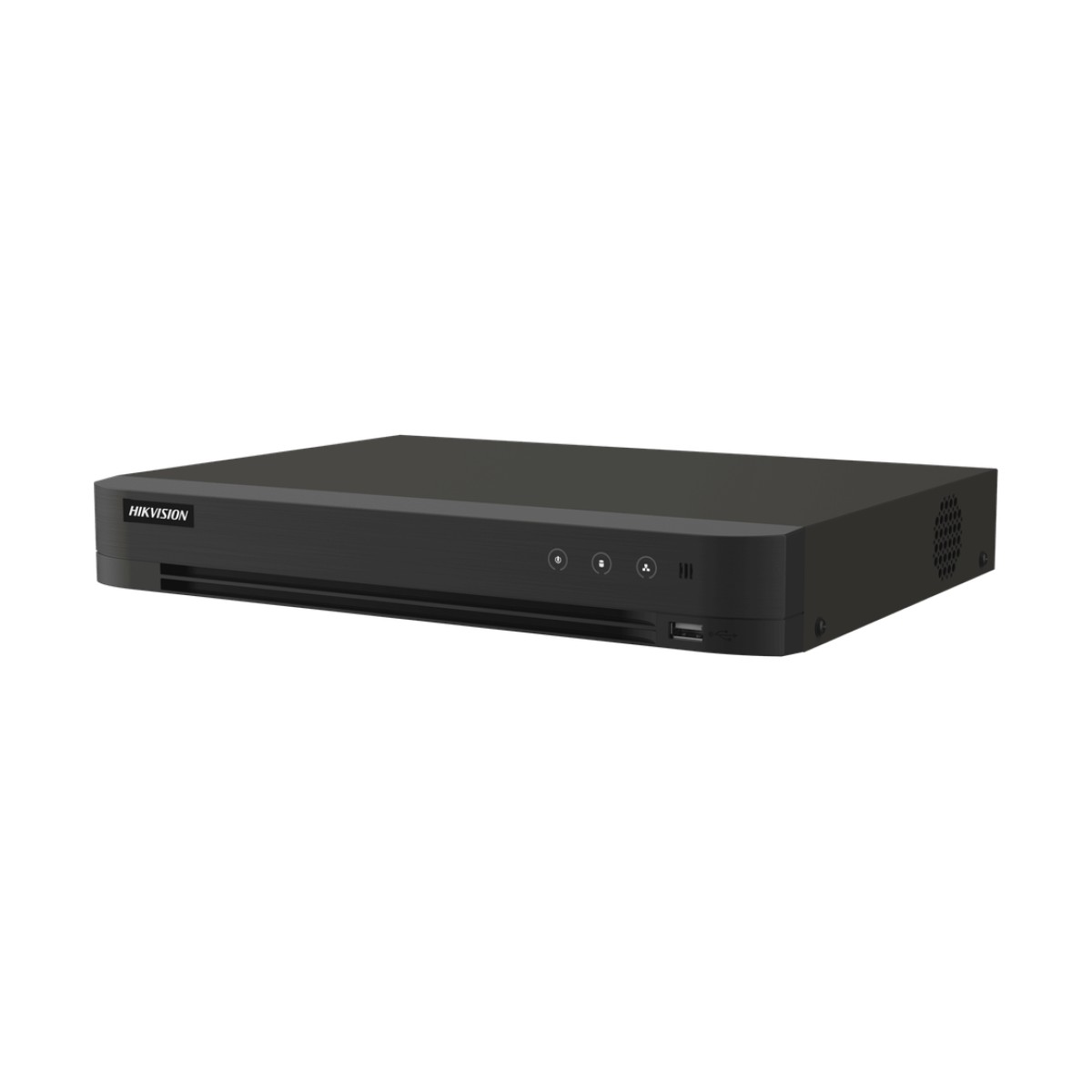 DVR 16 Canales TURBOHD + 16 Canales IP / 8 Megapixel (4K) / Audio Bidireccional / ACUSENSE / Audio Bidireccional / 1 Bahía de Disco Duro / Salida de Video en Full HD / H.265+