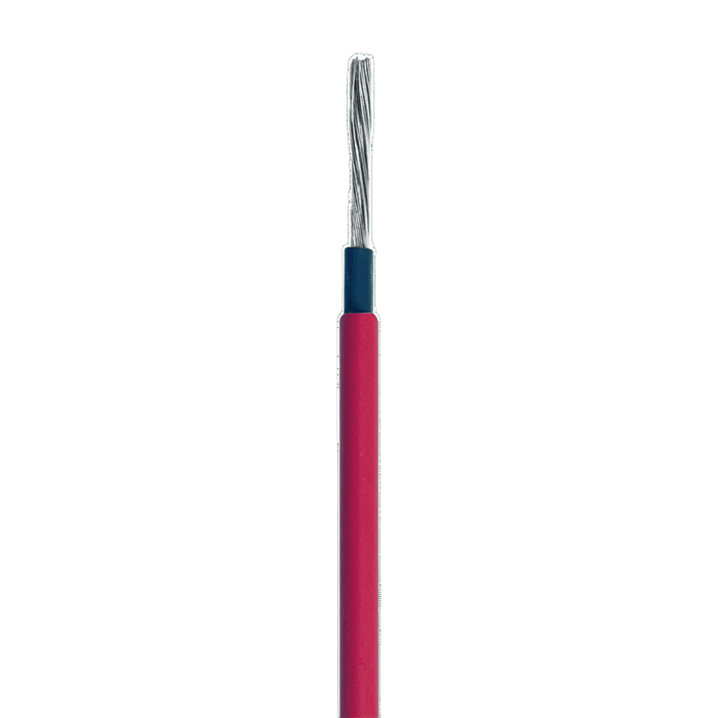 Cable Fotovoltaico Rojo/ Cobre Estañado / 4 mm² (12 AWG) / 2000V / Rollo de 500 m / / UL 4703 y TUV