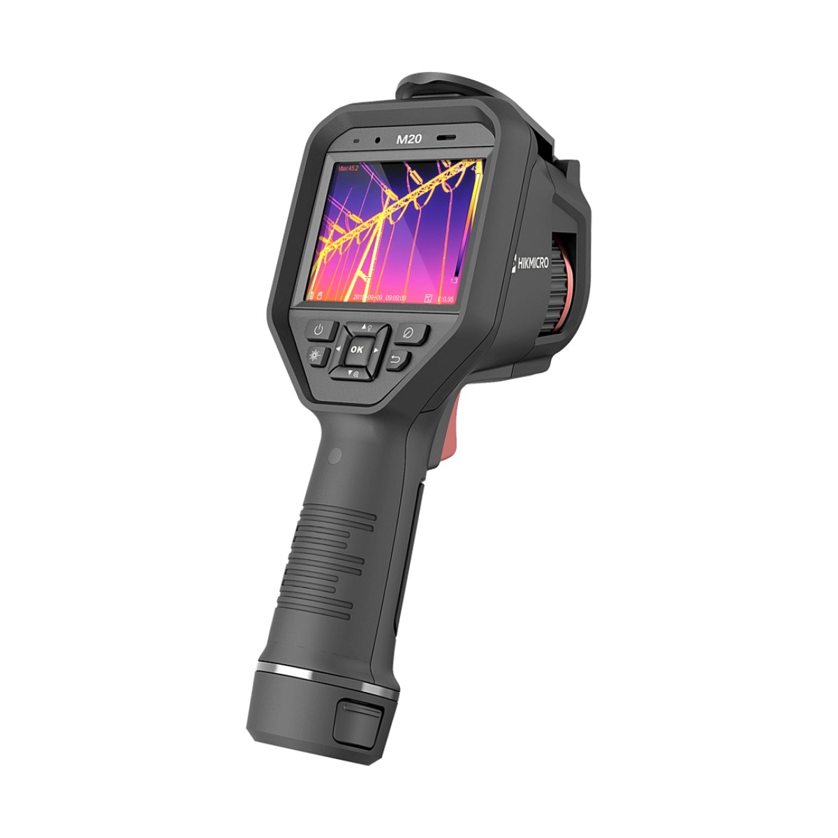 M20 - Cámara Termográfica Portátil Profesional / Resolución Térmica 256 x 192 / Cámara Visual 8MP / Pantalla Táctil LCD 3.5" / Rango de -20°C a 550°C / Precisión ±2°C