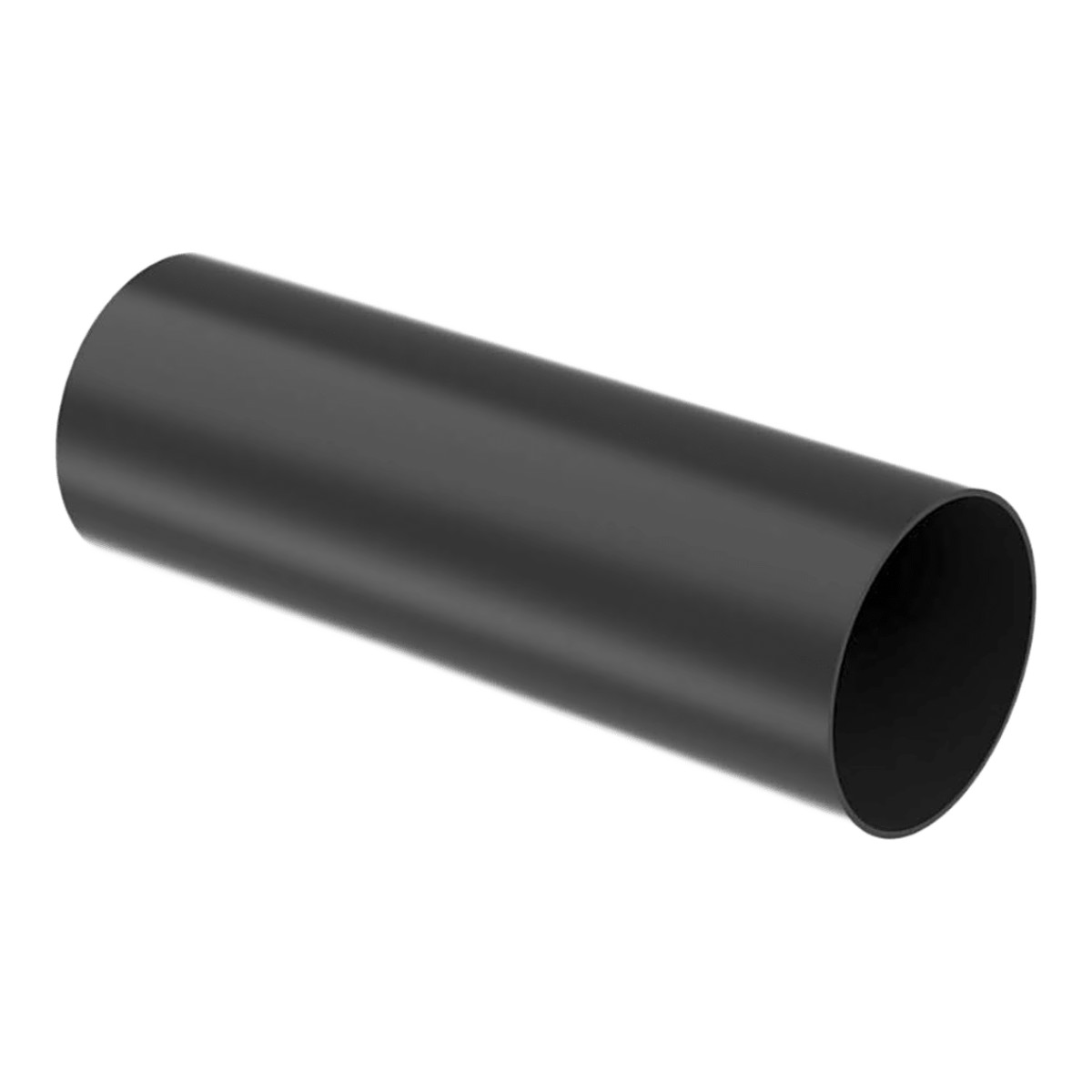 Tubo termo retráctil de pared delgada Dry-shrink, color negro, 1.2 mts.