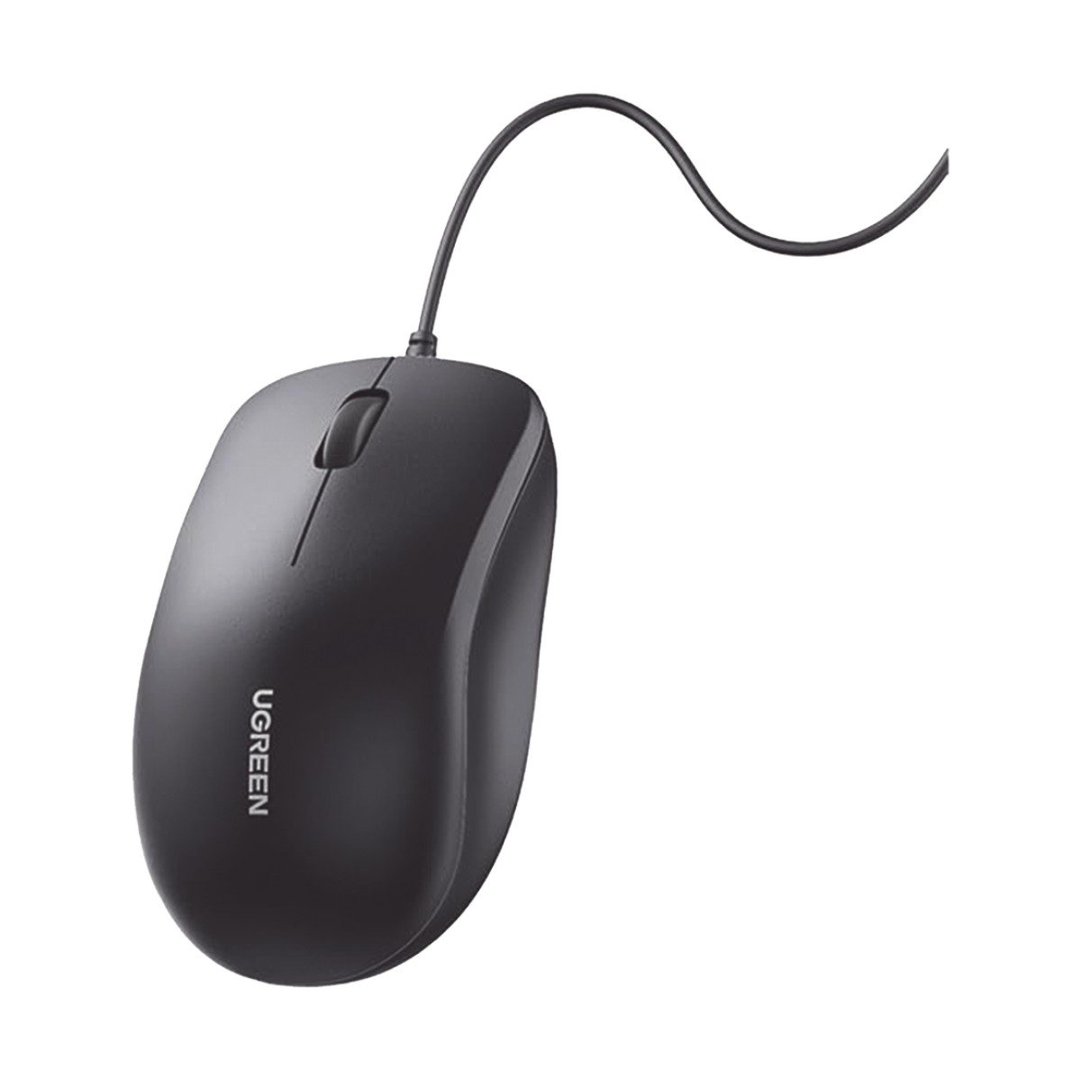 Mouse Óptico USB | Cable USB de 1.5 metros | 3 Botones | 1200DPI | Diseño Ergonómico | Silencioso | Color Negro | Windows / MacOS / Linux / Chrome y otros | También Compatible con  DVR / NVR.