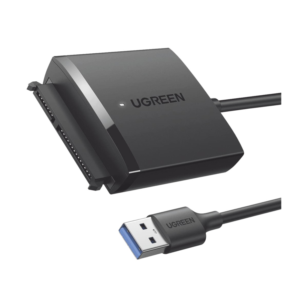Adaptador USB 3.0 a SATA III | Compatible con Disco Duro HDD y SSD de 2.5" y 3.5" de hasta 12 TB | Velocidad USB 3.0 de hasta 5 Gbps | Alta Velocidad con UASP & TRIM | Cable de 50 cm.